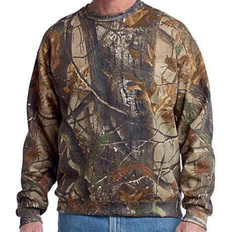 camouflage crewneck sweatshirt men's